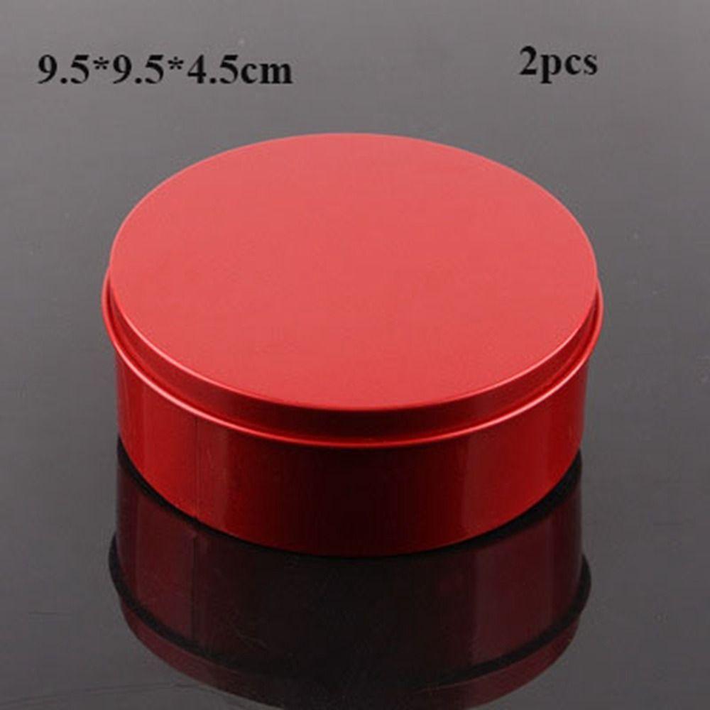1/2pcs Portable Aluminum Tin Jar Multistyles Cosmetic Container Candle Jars Cream Balm Nail Candle