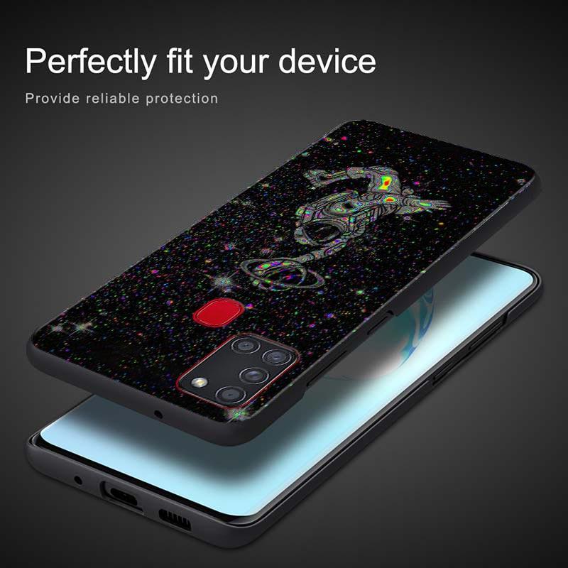 Чехол для игры в баскетбол, астронавт, скейтборд, флаг, Луна для Samsung Galaxy S22 S21 S20 Ultra Fe S10 S9 S8 Plus 4g 5g S10e S7 Edge