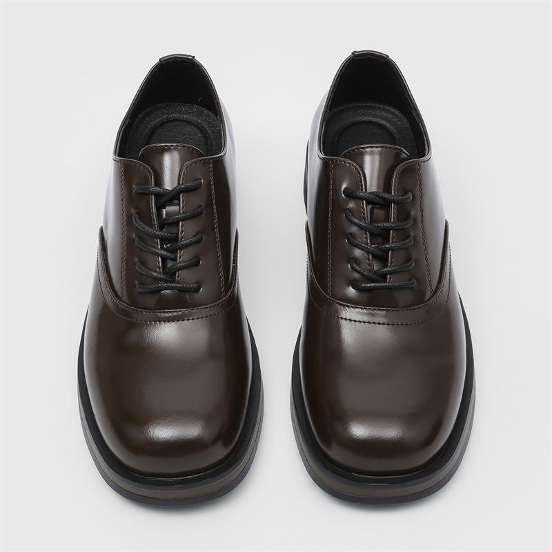 2025 новые мужские ретро повседневные высокие ботинки на толстой подошве, универсальные, на толстой подошве, увеличивающие рост, ботинки Мартин 57012-Q