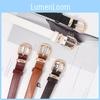 Womens Fashion Pu Leather Belt With Alloy Buckle For Casual And Work Outfits