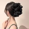 Women Elegant Three Layers Large Chiffon Bow Hair Claw Sweet Hair Decorate Headband Hair Claw Clip Fashion Hair Accessories