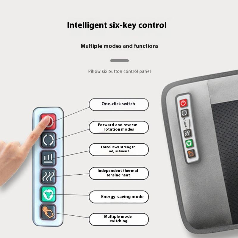 Массажный матрас для всего тела многофункциональный массажер шейный отдел позвоночника поясничный отдел интеллектуальный массажный мат бытовой электрический массажер с подогревом