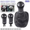 5/6 Speed Gear Shift Knob Handle with Gaitor Boot Cover Manual Fit For Opel Vauxhall Corsa D 2006 2007 2008 2009 2010 2011-2014