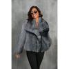 Fur Big Collar Synthetic Fur Coat Short Fashion Imitation Fox Fur Coat Fluffy Plush Women's Clothing