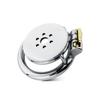 FRRK 304 Stainless Steel Male Chastity Device Flat Metal Chastity Belt Penis Cage BDSM Penis Bondage Sex Toys for Men