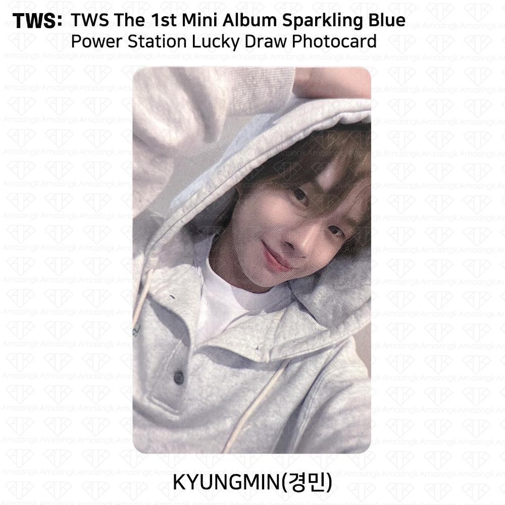 TWS Первый мини-альбом «Сверкающая синяя электростанция» Luckydraw, фотокарточка KPOP