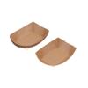 10 шт. одноразовых тарелок-лодочек из крафт-бумаги, подносов, коробок для суши-лодок, бумажных коробок с покрытием, устойчивых к маслу, упаковочных коробок для жареной еды, праздничных принадлежностей