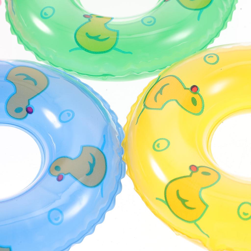 15 шт. мини-кольцо для плавания, домашний декор, мини-украшения для дома, домашняя игрушка для бассейна, Pp, мини-трубка для плавания, кольцо для плавания, игрушка для детей