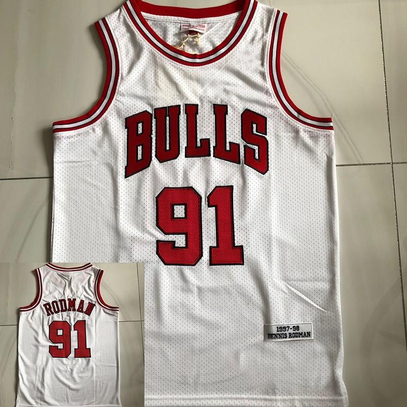 Набор баскетбольных джерси Chicago Bulls NBA с вышитыми номерами и именами - Стиль Джордан 23 Пиппен Родман Роуз Мужской Женский