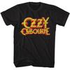 Футболка Ozzy Osbourne Heavy Metal Классический Официальный Дизайн Логотипа Ozzy Черная Мерч Унисекс Футболка