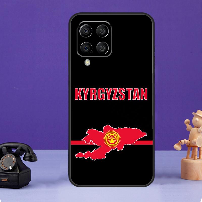 Чехол с флагом Кыргызстана для Samsung Galaxy M36 M56 M16 M33 M53 M13 M12 M32 M52 M20 M15 M55 M31 M14 M35 M34 M54