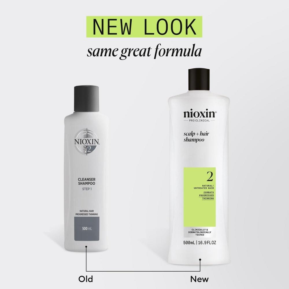 Nioxin Scalp + Hair Thickening System 2 Шампунь 16,9 унций
