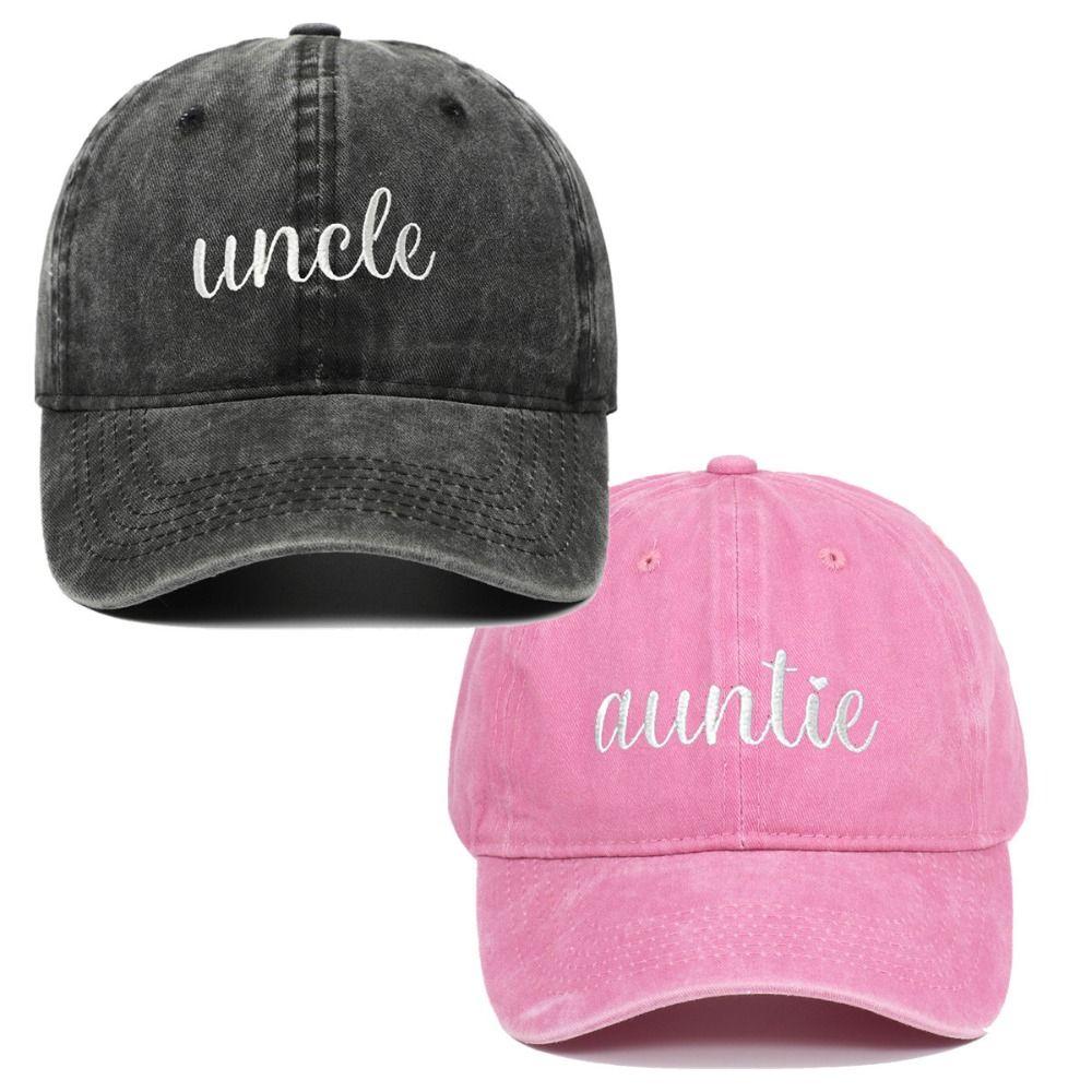 Washed Cotton Embroidery Baseball Cap Vintage Baseball Cap Fashion Couple Baseball Hats