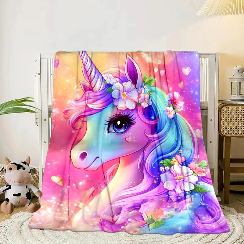 Magical Unicorn Fantasy Blanket Flannel Blanket Throw Blanket Sofa Cover Blanket Soft Premium Blanket Picnic Blanket Tv Blanket Gifts