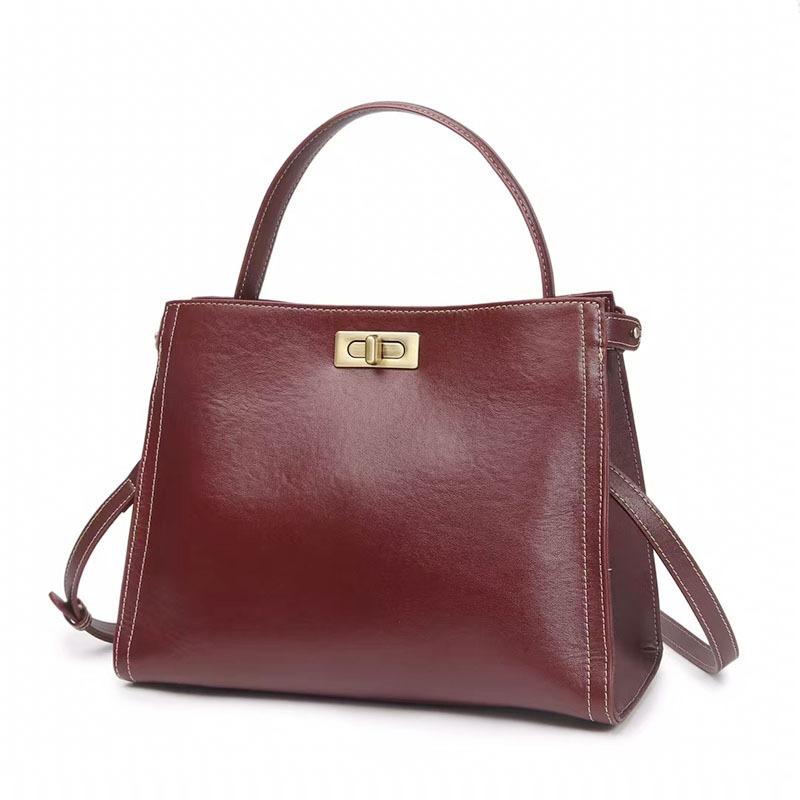 Сумка женская Head Layer из коровьей кожи растительного дубления Стильная одноплечевая сумка через плечо Premium Sense Commuter