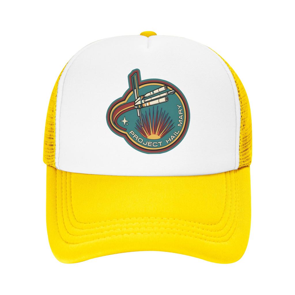 Summer Mesh Sun Hats Project Hail Mary Film Logo Baseball Cap Couple Print Tennis Skate Sun Visor Baseball Caps