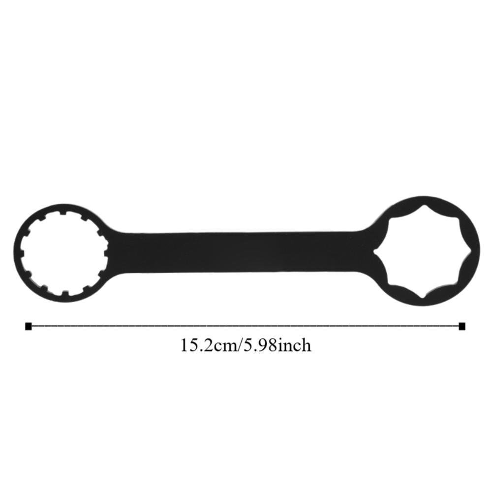 15.2cm Front Fork Spanner Aluminium Alloy Fork Wrench Tool for XCR/RST/XCM Cycling Maintenance