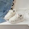 Girls' casual sneakers2026Spring new model children's cartoon cute white shoes, soft-soled comfortable baby sneakers