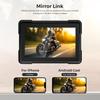 Портативная мотоциклетная стереосистема GEARELEC Wireless CarPlay Android Auto Screen 5 дюймов Dual Bluetooth IP67 Водонепроницаемый