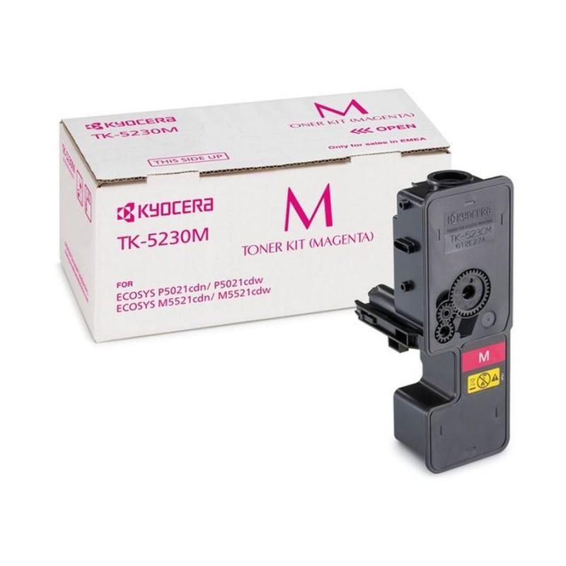 Kyocera TK5230 Magenta Cartucho de Toner Original - 1T02R9BNL0/TK5230M-TK5230M