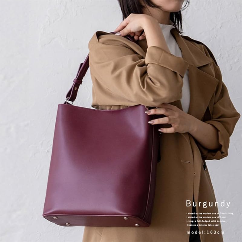 [Gratante] Бесплатная сумка-тоут с одной ручкой, двухсторонняя, женская сумка для поездок на работу abb-g0039 (Бургундия)