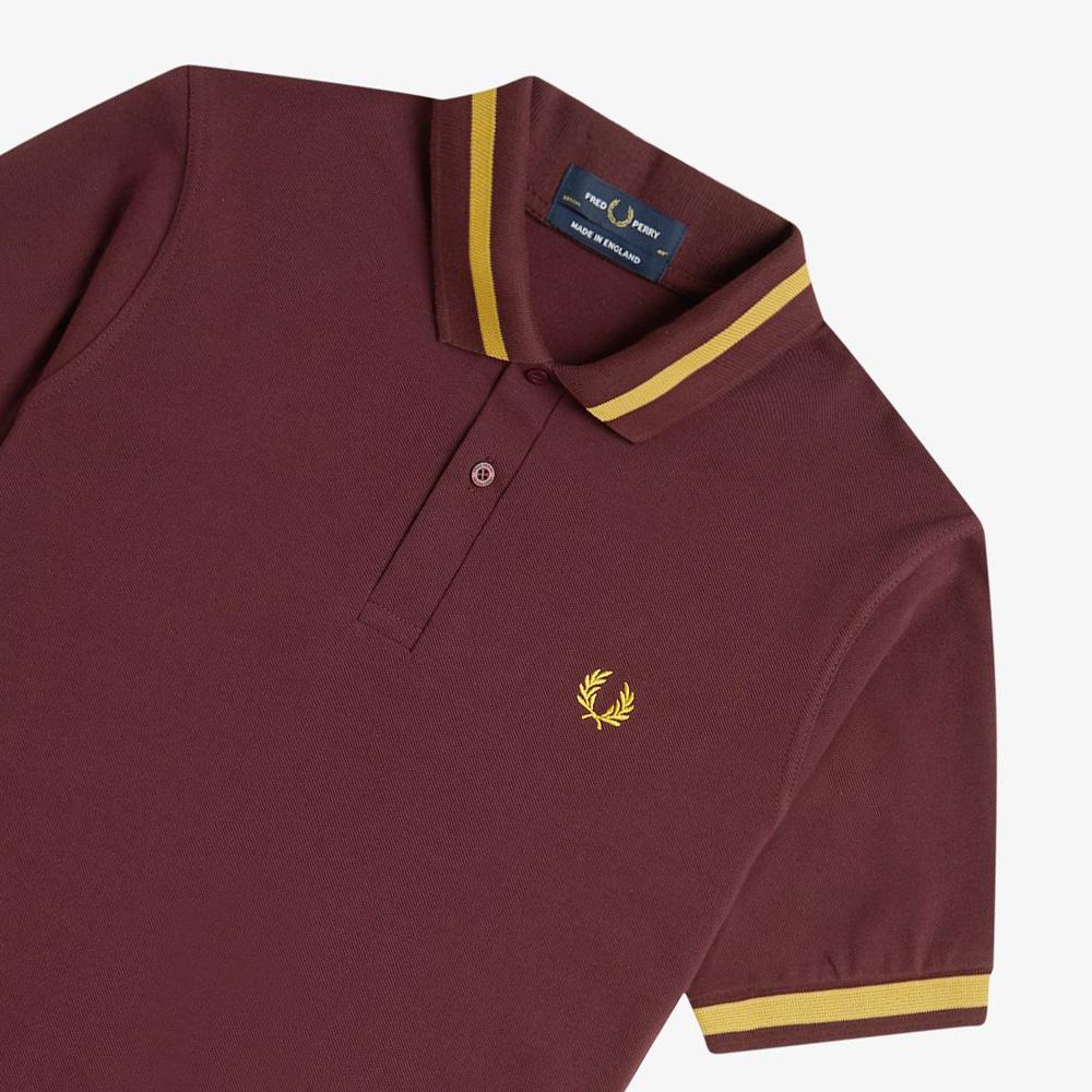 Fred Perry [M2] Однотонная рубашка Fred Perry - Оксфордский красный/Соты Afpm2510002-Y89
