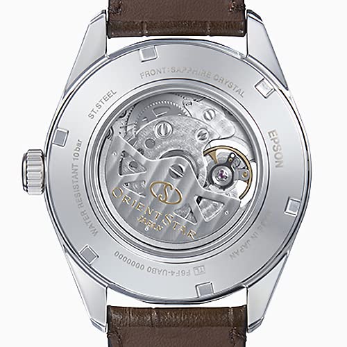 ORIENT ORIENT STAR Automatic Skeleton Wristwatch RK-AV0008Y Open Heart Men's Brown Japan Made 2 Years