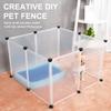Манеж для самостоятельного изготовления, свободно комбинированная складная клетка для собак, ограждение для двора, прочный манеж для домашних животных, манеж для тренировок щенков и котят