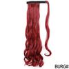 MERISIHAIR Women Long Straight Wrap Around Ponytail Synthetic Fiber Long Straight Wavy Hair Extensions Daily Wear