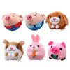 Music Vibration Bouncing Ball Bite Resistant Funny Interactive Squeaky Toys Talking Self-Moving for Dog Indoor Playing
