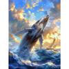 5d DIY Алмазная картина вышивка крестом морские киты Алмазная вышивка мозаика полная круглая дрель домашний декор