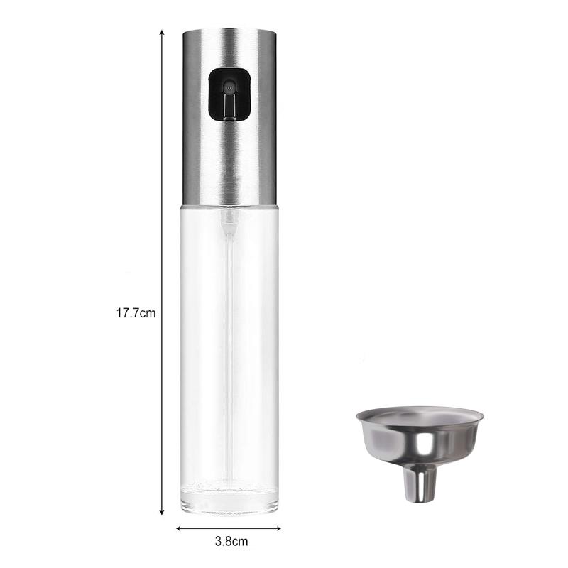 LMETJMA Oil Sprayer for Cooking Olive Oil Sprayer Mister with Funnel Olive Oil Spray Bottle for Salad BBQ Baking