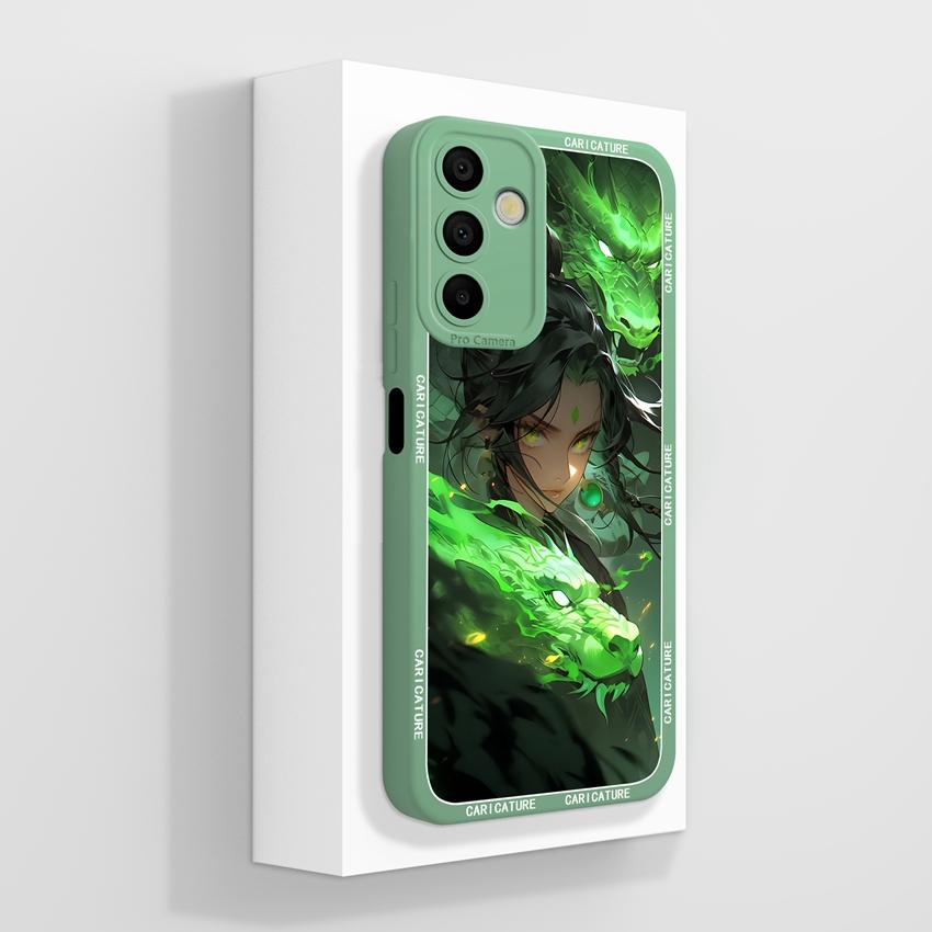 Для Samsung Galaxy A15 A16 A14 M15 M16 F13 F15 Чехол Милый Мультяшный Узор Астронавта Жидкий Силикон Защитный Чехол От Падений Для Samsung Чехол