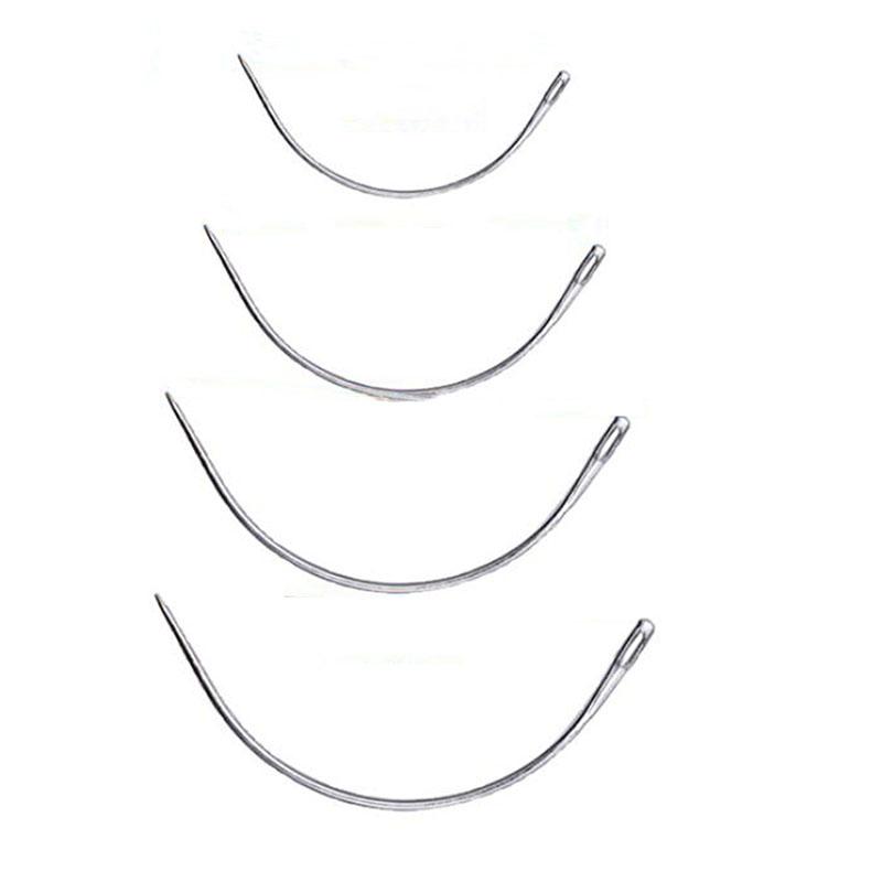 4 шт. швейных игл для ручного ремонта, инструмент для заплаток, швейные иглы для ручного ремонта обивки, ковров, кожи, холста, кожевенных изделий