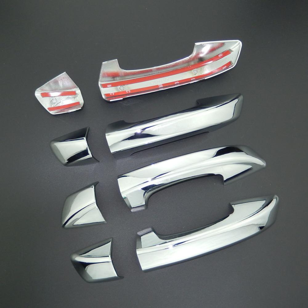 Для Volkswagen VW Sharan MK2 7N 2010-ABS хромированная дверная ручка, накладка на дверную чашу 2011 2012 2013 2014 2015 2016