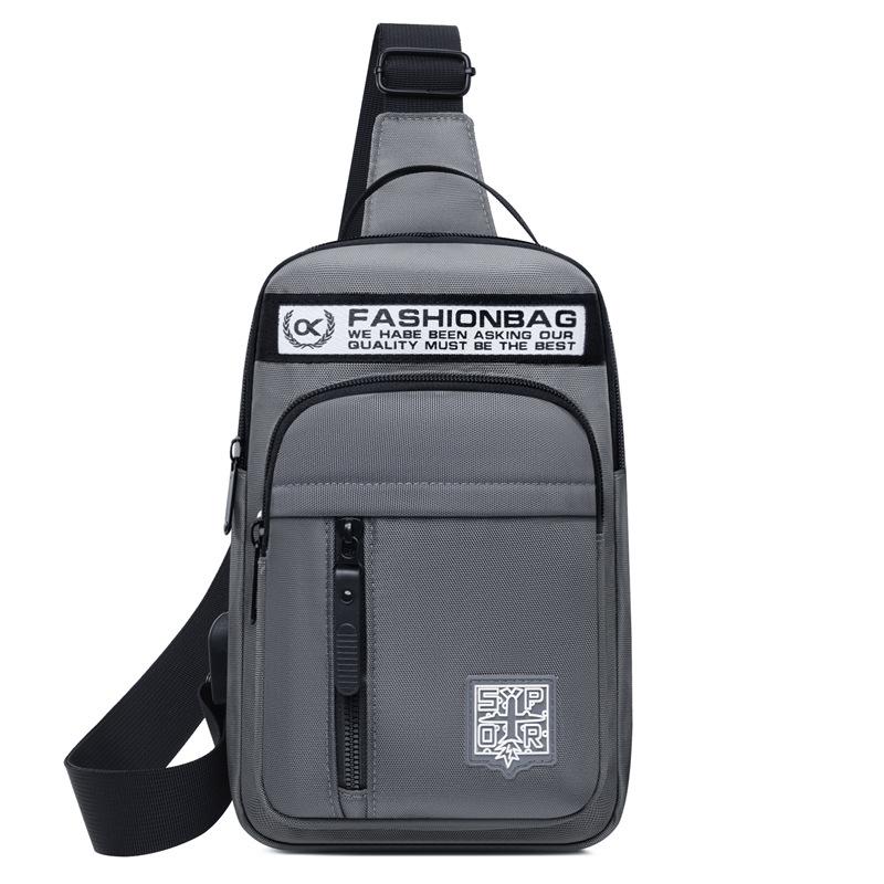 Мужская нагрудная сумка, новая, высокого класса, одноплечевая, повседневная, модная, из ткани Оксфорд, нагрудная сумка, легкий рюкзак для занятий спортом на открытом воздухе