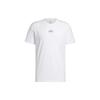 Adidas ДОН. Превосходная футболка с буквенным логотипом, круглым вырезом и короткими рукавами, мужские топы, белая IB9403