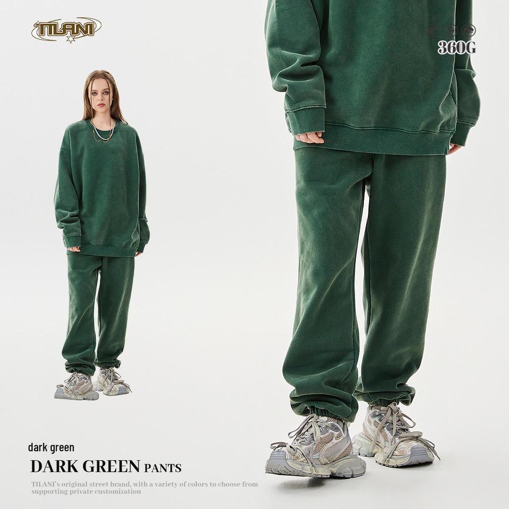 TILANI мужские американские ретро-леггинсы с батиковым принтом и бархатом — повседневные спортивные штаны для мужчин и пар