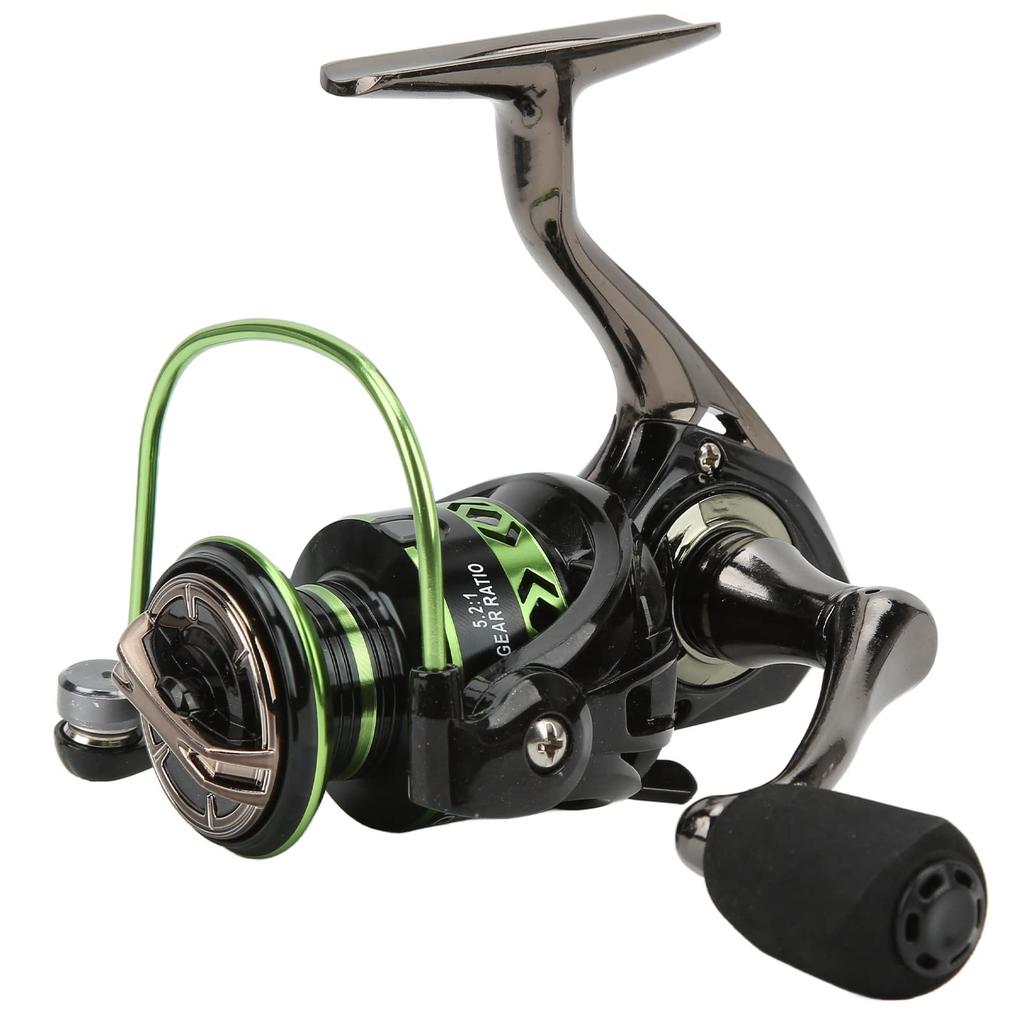 Спиннинговая рыболовная катушка с геометрической шпулей, герметичными подшипниками для любителей рыбалки, цельнометаллическая, 5.21 Высокопроизводительная (DK2000)