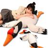 Funny Simulation Long Legs Animal Crane Goose Plush Doll Pillow Warm Hug Home Decor for Boys and Girls Companion Gifts
