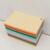 Portable Horizontal Line Binder Memo Book Loose-Leaf With Cover Flash Cards Double-sided Revision Cards Study