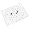 2pcs 300mm Length Chart Drawing Triangle Ruler Boat Architectural Stationery Architectural Use