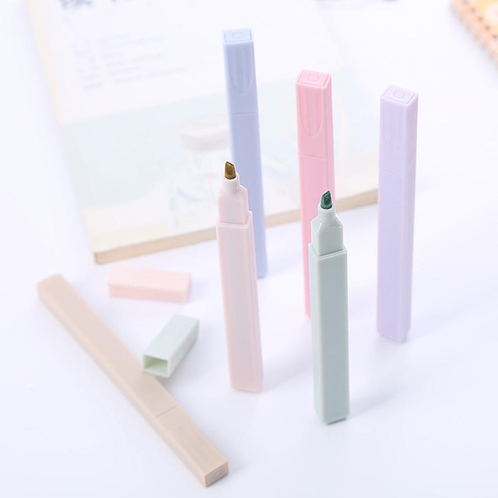 School Stationery Marker Eye Protection Super Soft Highlighter For DIY Photo Album Scrapbook