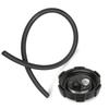 Fuel Cap with Tube Designed for ATVs Providing Enhancing Sealing and Evaporation Reduction in Various Off Roading Conditions