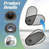 Rotatable Car Side Window Sunshade Sun Protection Cover  For Side & Sunroof Windows