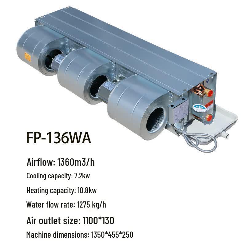 Jundingying FP-136WAC Left Horizontal Fan Coil Unit
