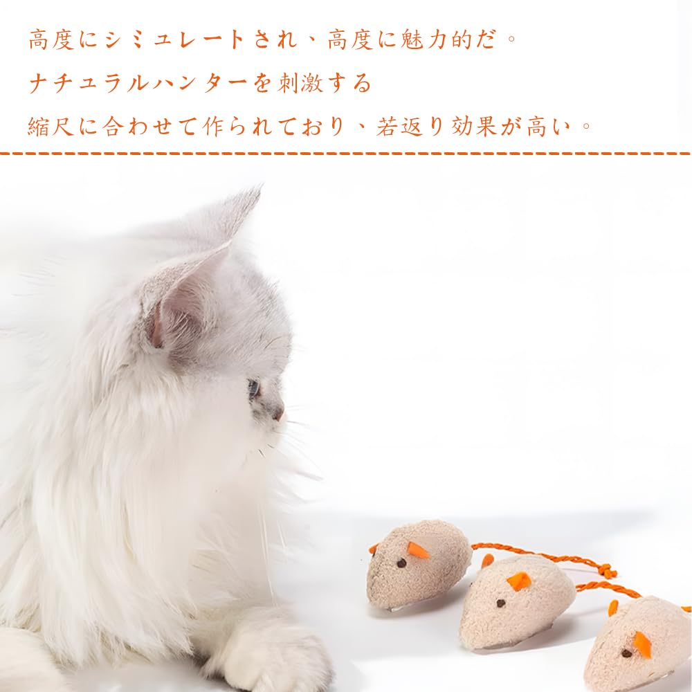 LYHMHAMY Игрушки для кошек, Игрушки для питомцев, Игрушки-мышки, Набор из 8 штук, Игрушки для кошек, Против ожирения, Снятие стресса от упражнений, Товары для питомцев (красочный)