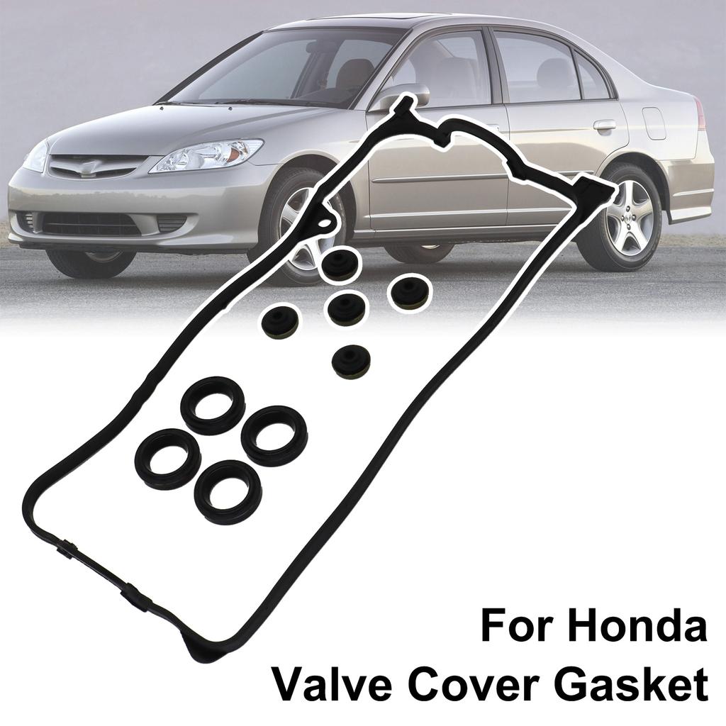 Car Engines Accessories Valve Cover Gasket Replacement Parts For Honda Civic 1.7L SOHC D17A1 D17A2 D17A6 D17A7 2001 2002 2003-05