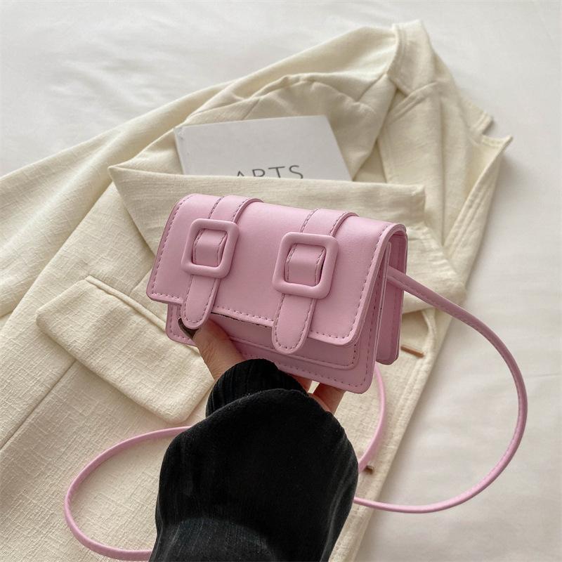 Маленькая сумка женская летняя новая трендовая нишевая сумка через плечо простая маленькая квадратная сумка ретро повседневная сумка-мессенджер женская