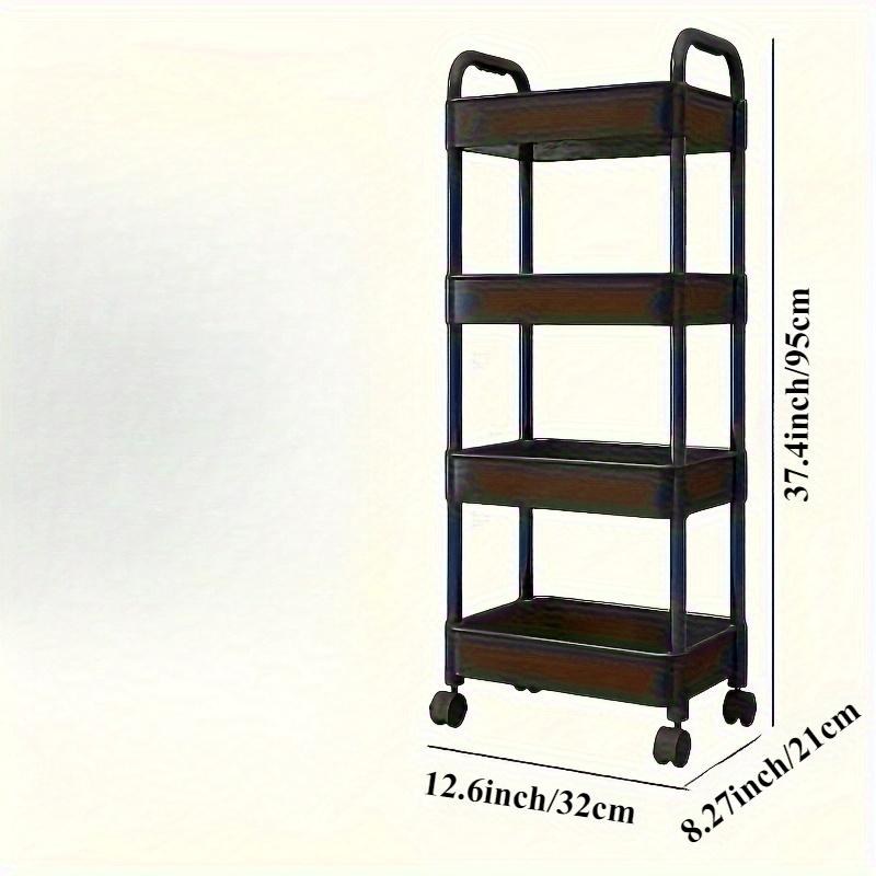 Многофункциональный пластиковый комплект стоек для отделки, простая сборка, открытая конструкция для хранения, дизайн для хранения